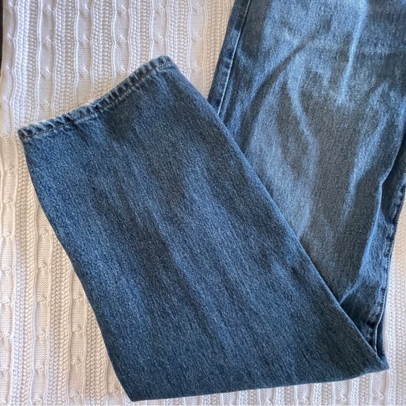 LEVI’S Baggy Dad Jeans Women 26 Dark Wash Mid Rise Barrel Ballon Wide 90s - Picture 5 of 15